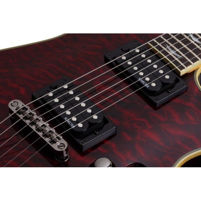 Schecter Omen Extreme-6 BCH - Chitara electrica, husa de transport, cablu, corzi