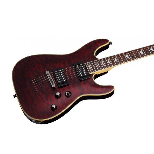 Schecter Omen Extreme-6 BCH - Chitara electrica, husa de transport, cablu, corzi