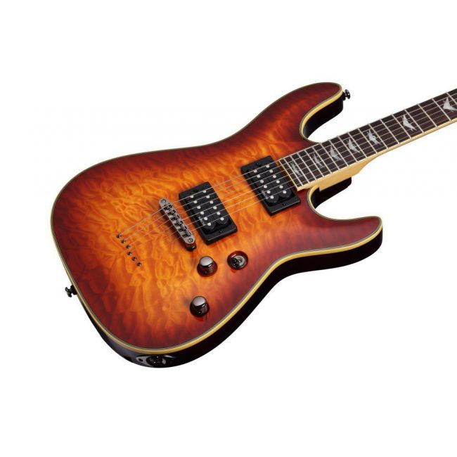 Schecter Omen Extreme-6 VSB - Chitara electrica, husa de transport, cablu, corzi