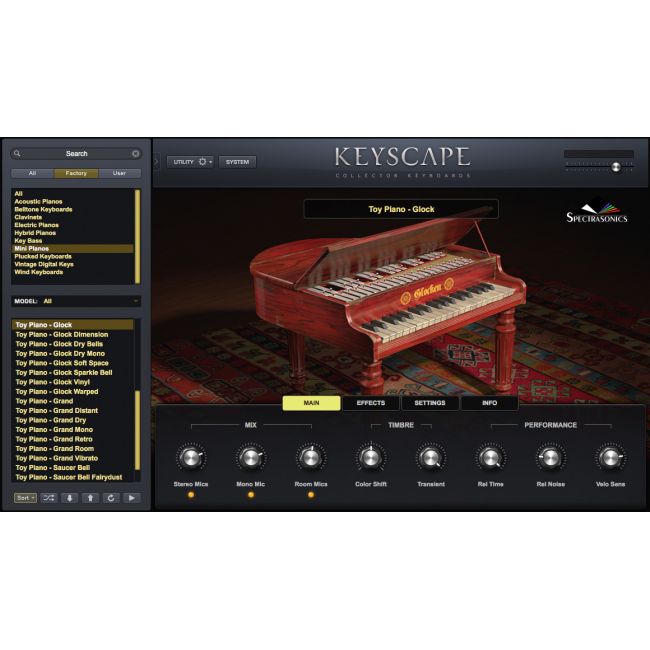 Spectrasonics Keyscape - USB Drive Edition, VST 500 de sunete