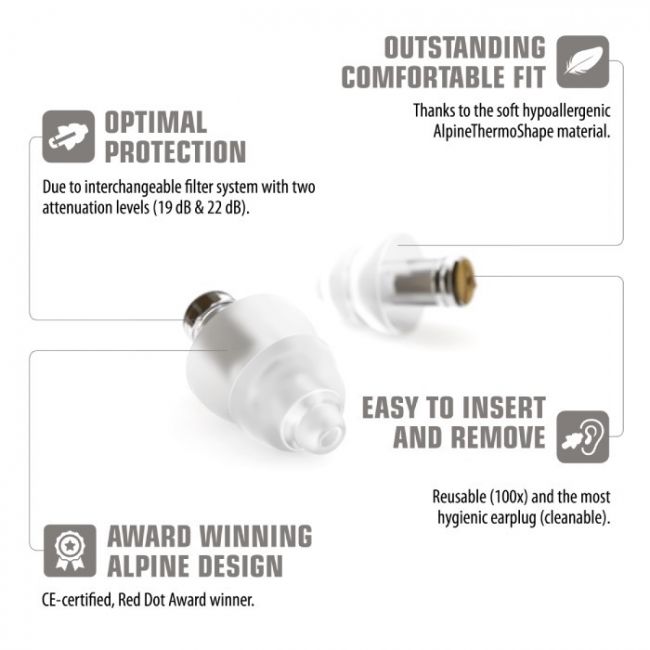 Alpine MusicSafe Classic - Dopuri antifonice pentru urechi
