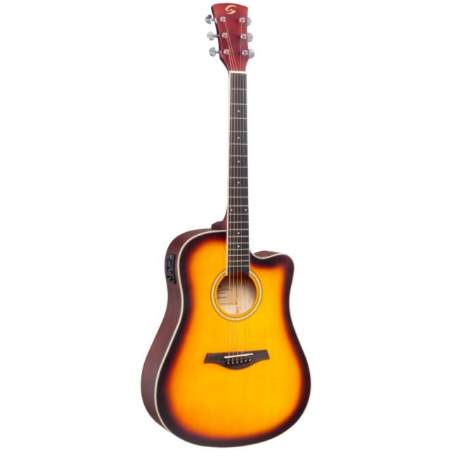 Soundsation MEADOW DNCE-SBT - Chitara electro-acustica (tuner incorporat, doza activa, corectii de ton si volum)