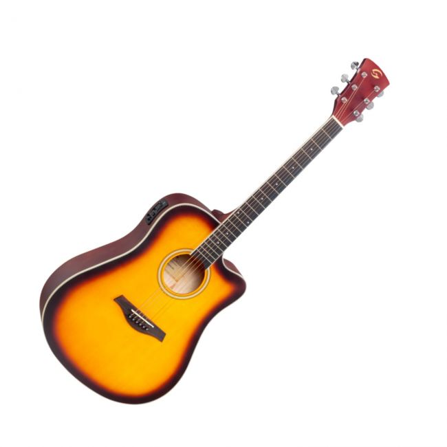 Soundsation MEADOW DNCE-SBT - Chitara electro-acustica (tuner incorporat, doza activa, corectii de ton si volum)