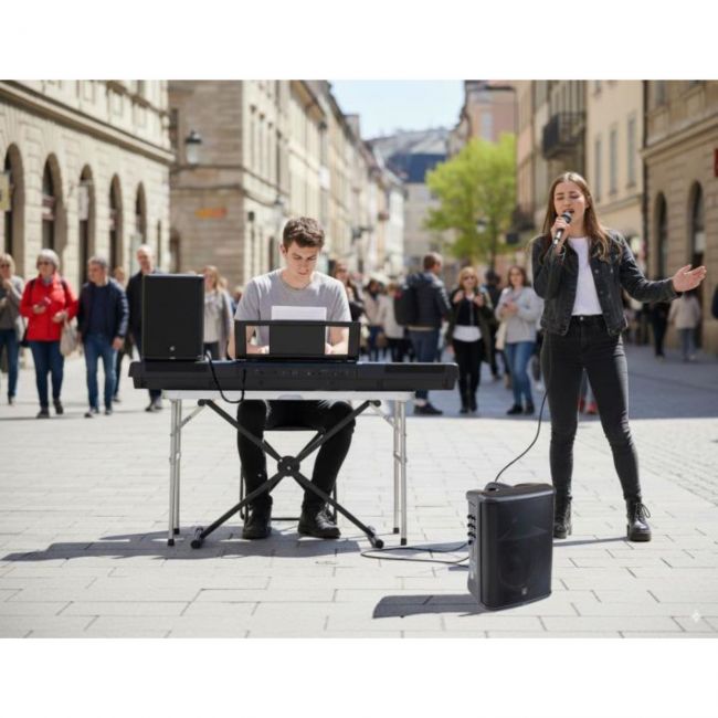 Soundsation GO-SOUND 8 STREET Bluetooth -  Boxa activa portabila + baterie inclusa, 180W