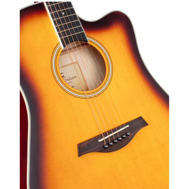 Soundsation MEADOW DNCE-SBT - Chitara electro-acustica (tuner incorporat, doza activa, corectii de ton si volum)