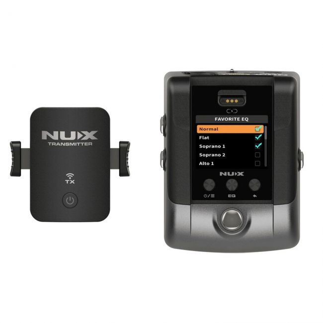 NUX B-6 PRO - Sistem wireless pentru instrumente de suflat, saxofon, trompeta, clarinet