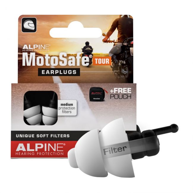 Alpine MotoSafe Tour Ear Plugs - Dopuri antifonice pentru motociclisti