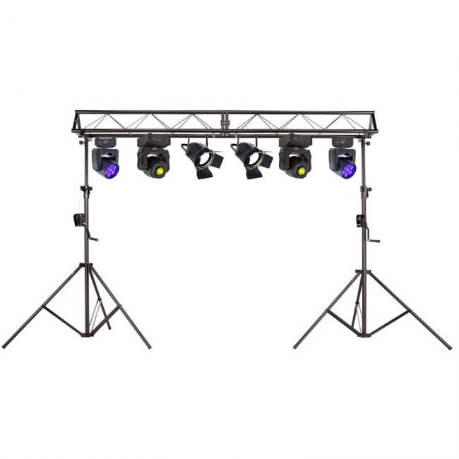 Set complet de lumini de scena, stativ si controller DMX