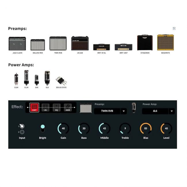 NUX NSS-6 Solid Studio MKII - Pedala IR & Power Amp Simulator