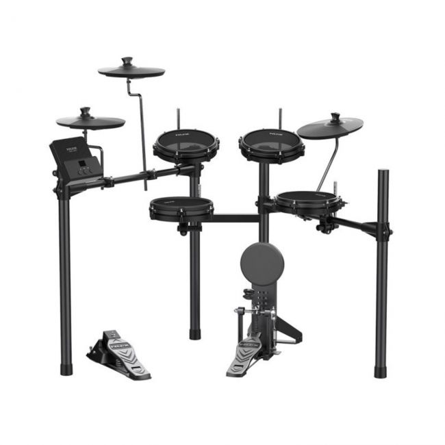 NUX DM-110 - Set tobe electronice, membrane mesh, interfață USB, conectivitate Bluetooth