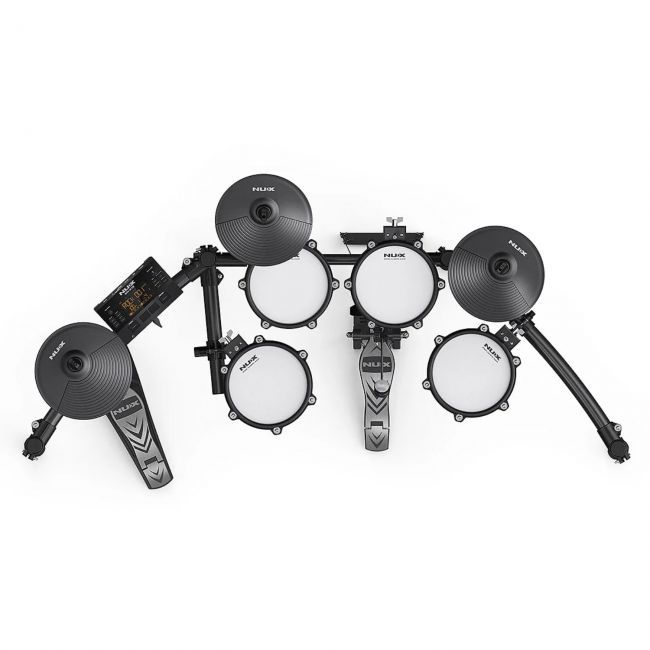 NUX DM-210 - Set tobe electronice, membrane mesh, interfață USB, conectivitate Bluetooth