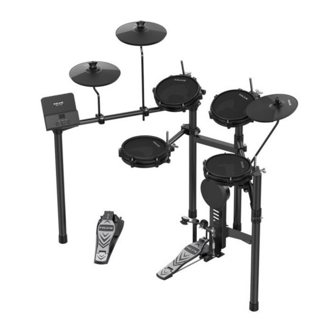 NUX DM-110 - Set tobe electronice, membrane mesh, interfață USB, conectivitate Bluetooth