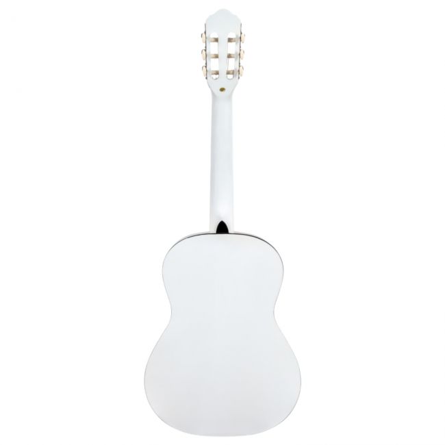 MARISOL 34WH - Chitara clasica 3/4, trei sferturi (culoare alba), husa, tuner, scaunel de picior