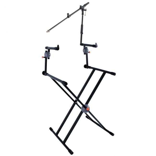 Soundsation SPH15 - Stativ pentru doua claviaturi, extensie claviatura secundara si stativ de microfon