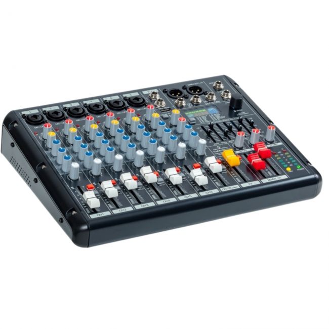 YOUMIX 610 PRO - Mixer audio cu Bluetooth, Media Player, FX Integrat, Streaming YouTube, TikTok