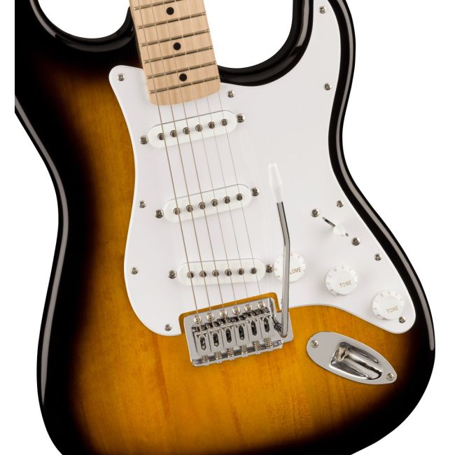 Fender Squier Sonic Stratocaster - Chitara electrica, husa, tuner electronic, curea, cablu