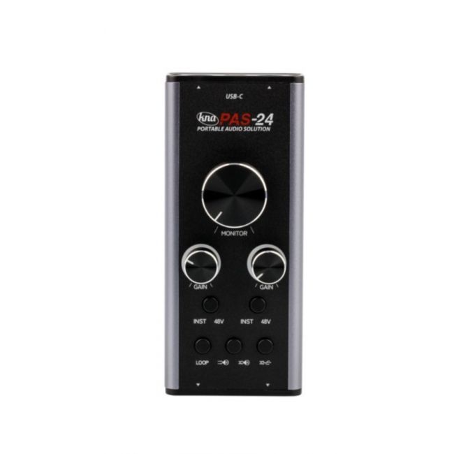 KNA Pickups PAS-24 Audio Interface - Interfata audio portabila, 24 de biți / 192 kHz, 2 in 2 out