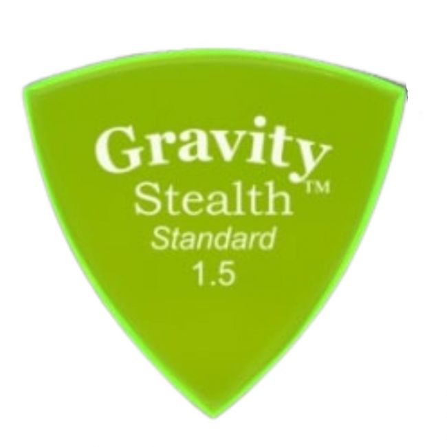 Pana chitara Gravity Picks Stealth Standard 1.5mm Master Green