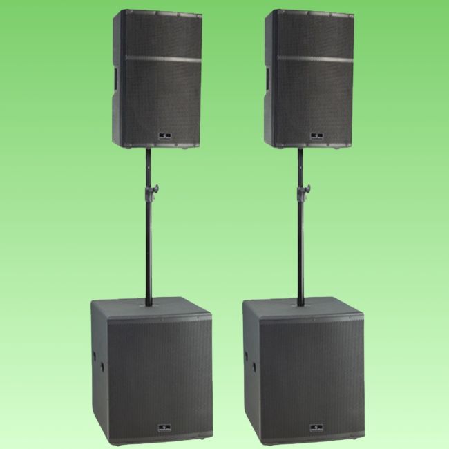 Soundsation Hyper 1512 - Sistem profesional de sonorizare, 2 x 1900W (putere muzicala)