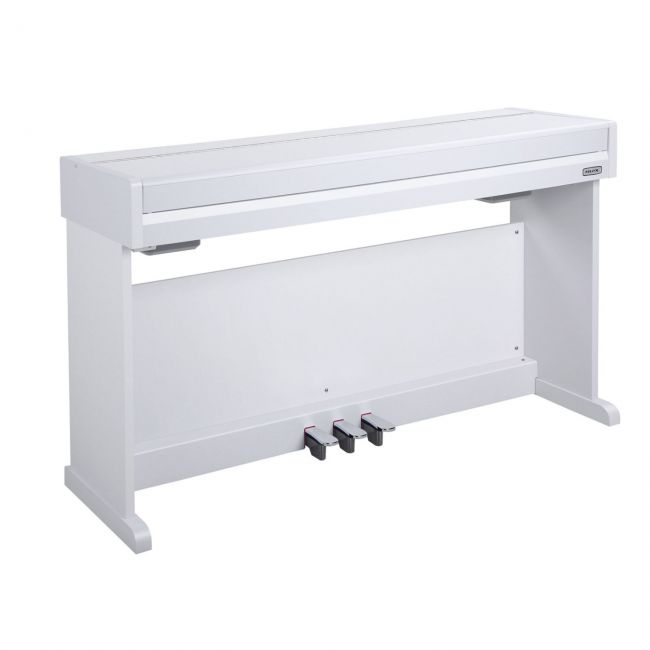 NUX NCK-330 WH - Set pian digital cu bancheta, stativ lemn, casti, 3 pedale