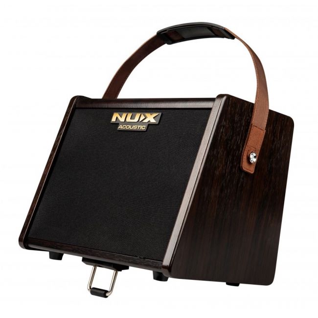 NUX AC-25 - Set amplificator portabil pentru chitara acustica si husa de transport