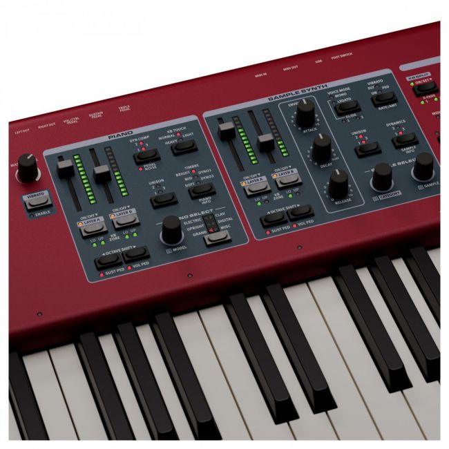 Nord Piano 6, 88 - Pian digital de scena, husa de transport, stativ reglabil si triple pedal