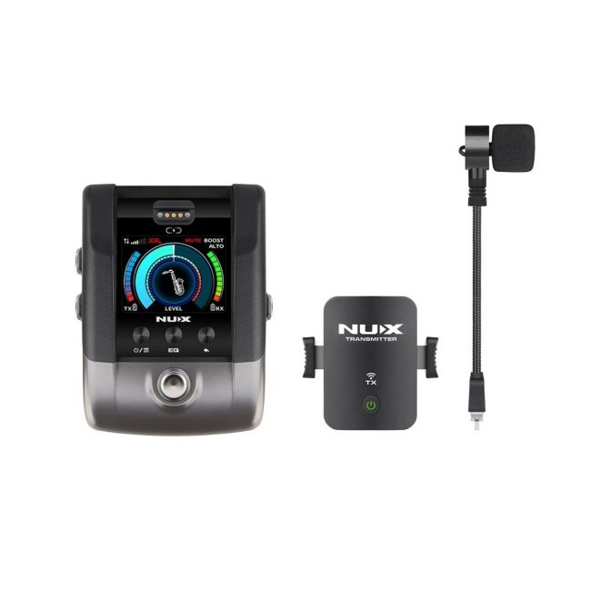 NUX B-6 PRO - Sistem wireless pentru instrumente de suflat, saxofon, trompeta, clarinet