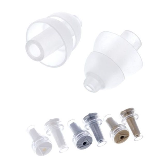 Alpine MusicSafe Pro Transparent - Dopuri antifonice pentru muzicieni si solutie de curatare