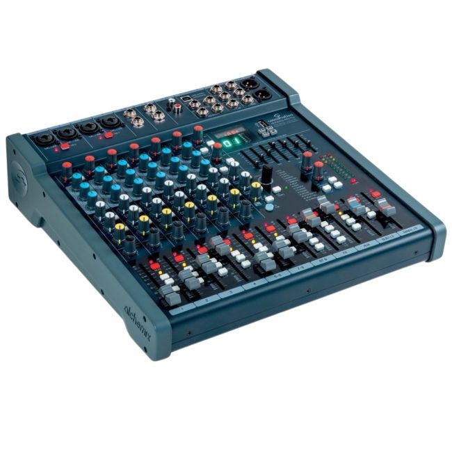 Soundsation ALCHEMIX 403 PRO - Mixer audio cu 10 canale, USB, FX Integrat, placă de sunet stereo USB