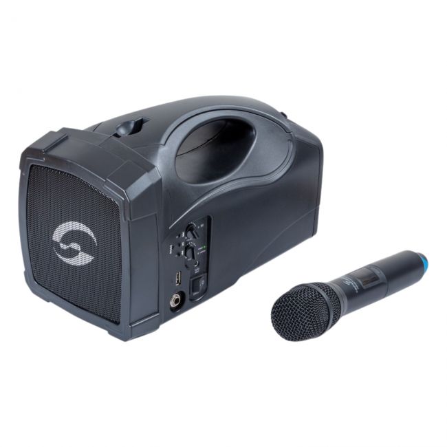 Soundsation POCKETLIVE 630 - Boxa portabila cu microfon wireless (școli, evenimente sportive, slujbe religioase, ghid turistic)