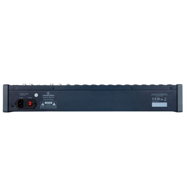 Soundsation ALCHEMIX 1203 PRO - Mixer audio cu 18 canale, USB, FX Integrat, placă de sunet stereo USB