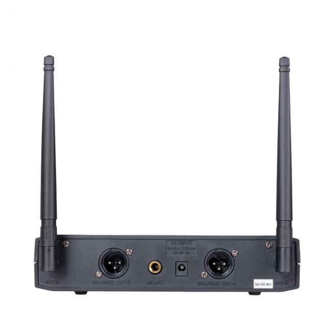 Soundsation WF-U300HH-A2 - Set microfoane wireless, 300 de canale, Dual UHF