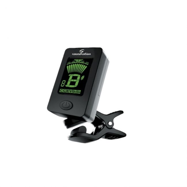 Soundsation AC-GP-44CEBK - Set chitara electro-acustica (husa, curea, tuner electronic, pene de chitara)