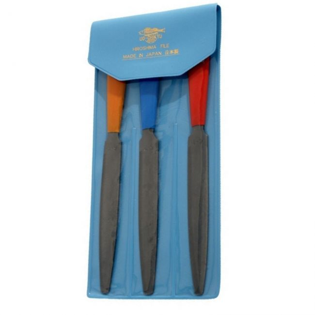Uo-Chikyu NSF-30 Double Edge Nut File Set - Set pile japoneze pentru nut