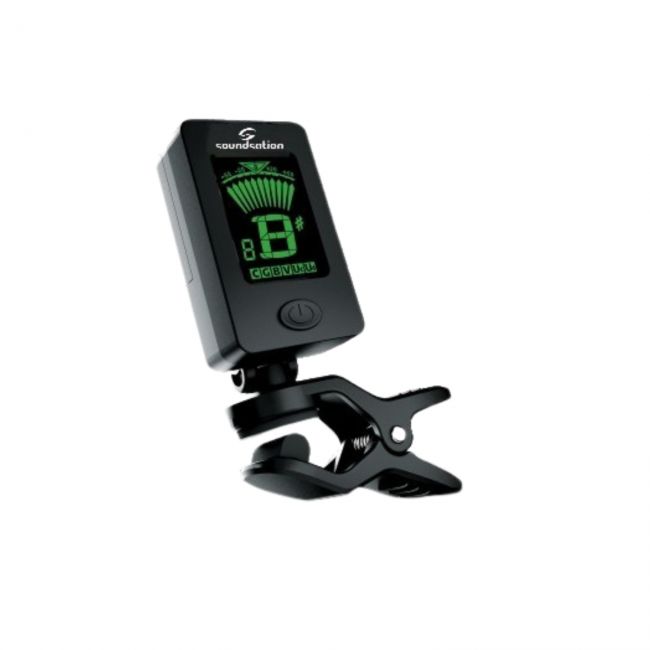Soundsation AC-GP-44CEBK - Set chitara electro-acustica (husa, curea, tuner electronic, pene de chitara)