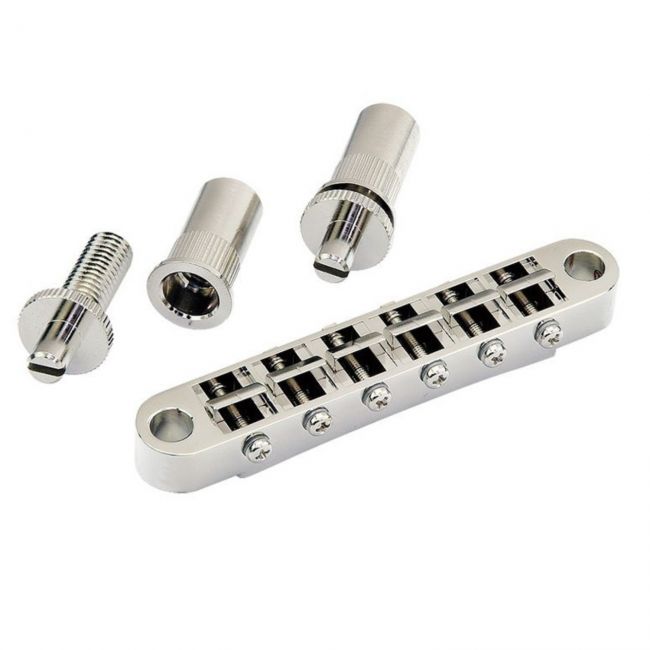 GOTOH GE-103B-T-C - Bridge Tune-O-Matic pentru Epiphone, Ibanez, Les Paul Style