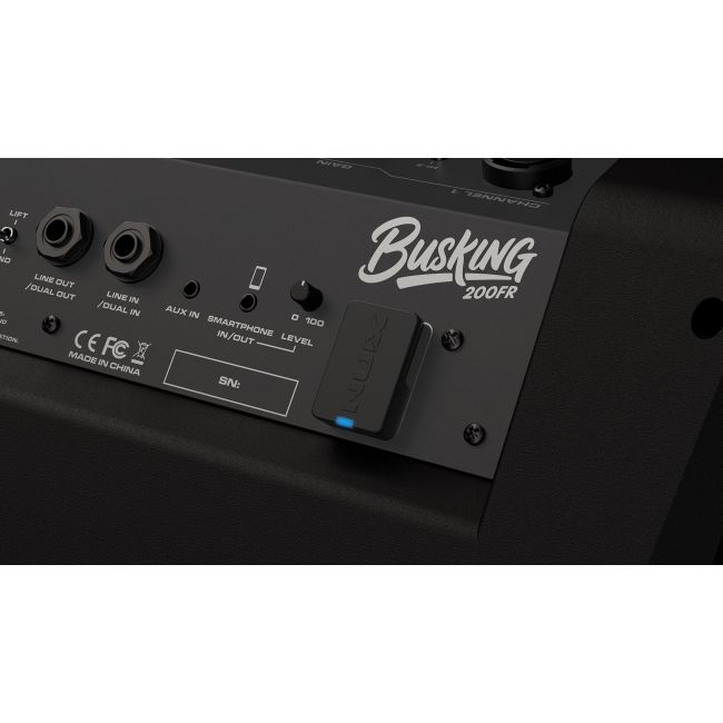 NUX NBA-200FR BUSKING AMP - Amplifiicator portabil pentru artistii stradali, autonomie 6 ore, 236 watts (putere muzicala)