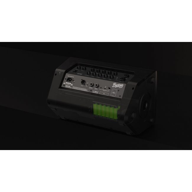 NUX NBA-200FR BUSKING AMP - Amplifiicator portabil pentru artistii stradali, autonomie 6 ore, 236 watts (putere muzicala)