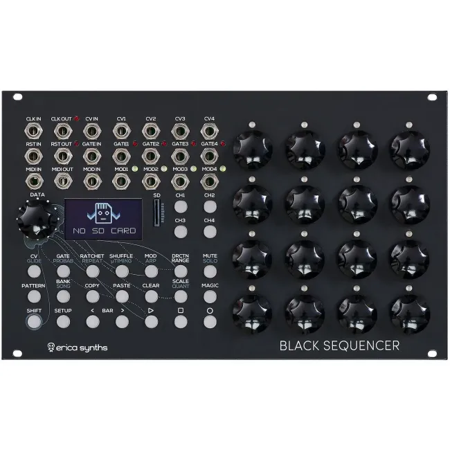 Erica Black Sequencer - Sequencer 4 track-uri