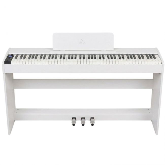 Soundsation ICHOS WH - Pian digital, 88 de clape hammer action, 189 voci polifonice, 3 pedale