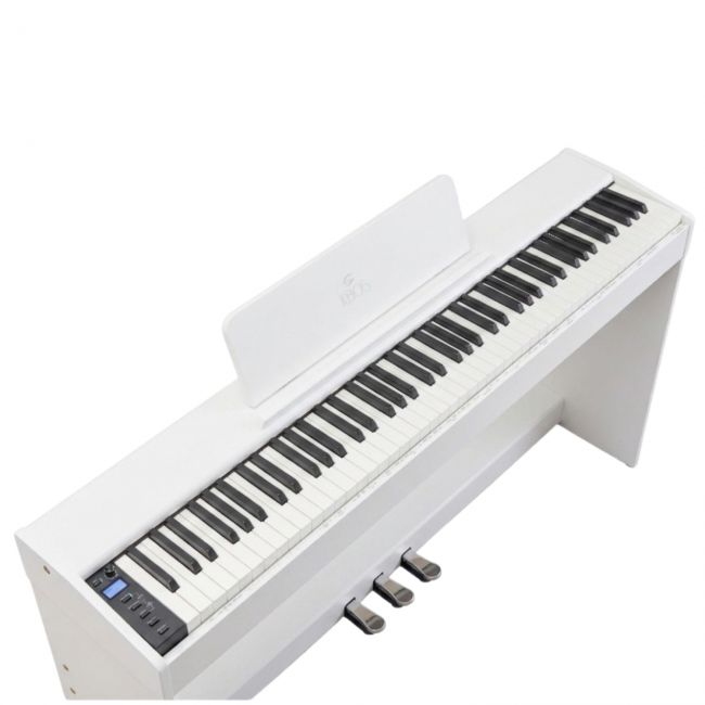 Soundsation ICHOS WH - Pian digital, 88 de clape hammer action, 189 voci polifonice, 3 pedale