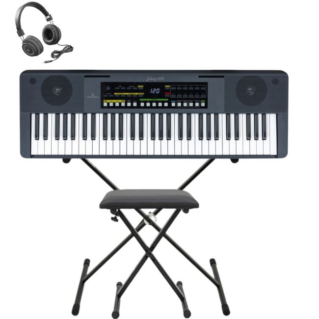 Soundsation JUKEY 610 - Set orga electronica, stativ, bancheta si casti audio