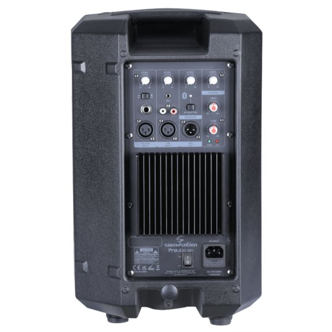Soundsation PROVIBE 8A - Sistem de sonorizare pentru studiu vocal (2 boxe active, mixer, microfon wireless, stative, cabluri)