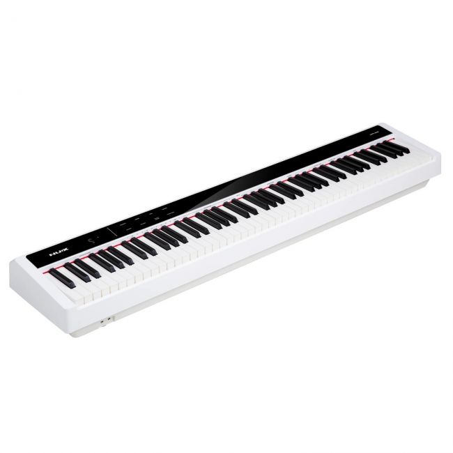 NUX NPK-200 WH - Pian digital portabil, claviatura hammer action cu 3 senzori, Bluetooth, 128 voci polifonice