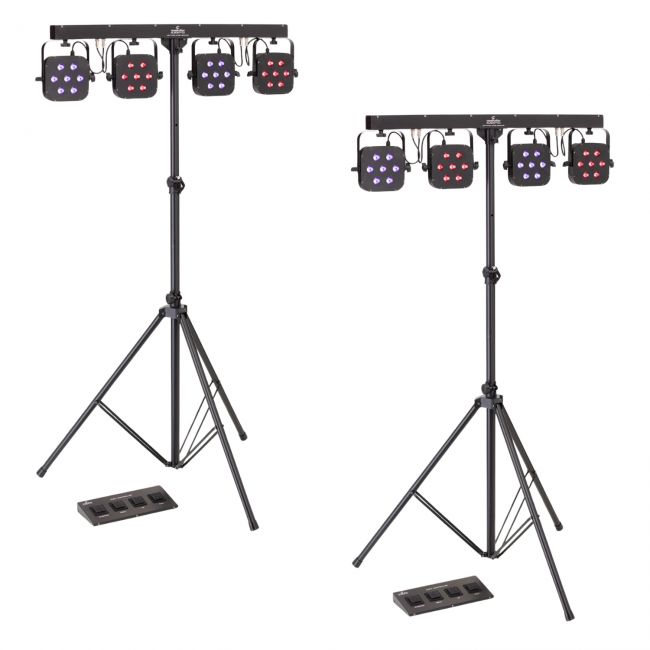 Soundsation PROVIBE 1815 4LEDKIT -  Sistem profesional de sonorizare si lumini de scena, 3560W (putere muzicala)