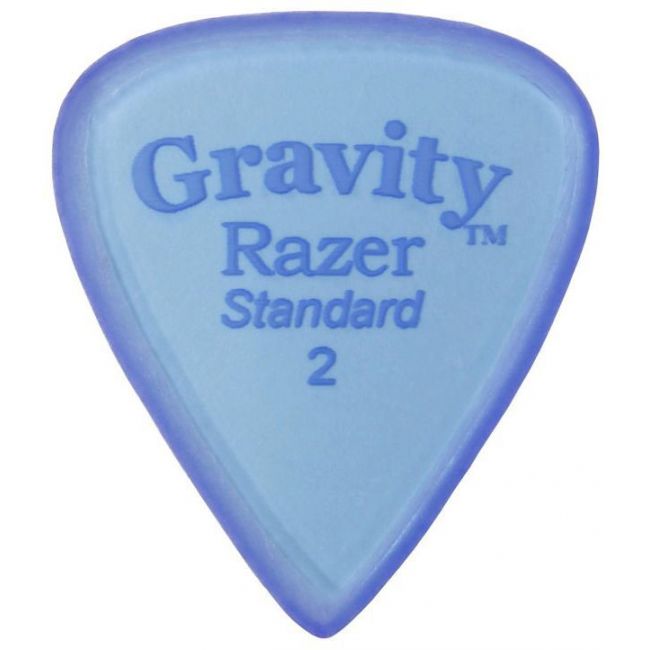 Pana chitara Gravity Picks Razer Standard 2.0mm Master Blue